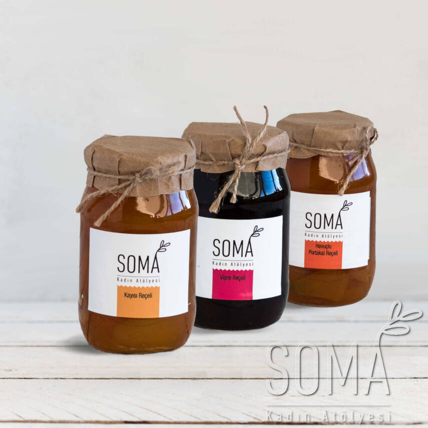 Gıda Paketi 3'Lü Reçel Hediye Ramazan Erzak Yılbaşı Paketi Yardım Kolisi 3'Lü Pkt - 1