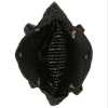 Kadın Çanta Yuvarlak Omuz Çantası Örgü Elişi Askılı Bayan Çanta 48×41 Cm Siyah Kadın - Thumbnail (5)