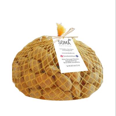 Kuruyemiş Çiğ Badem Kabuklu Yerli Üretim Yerli Ata Tohum 500 Gr - 1