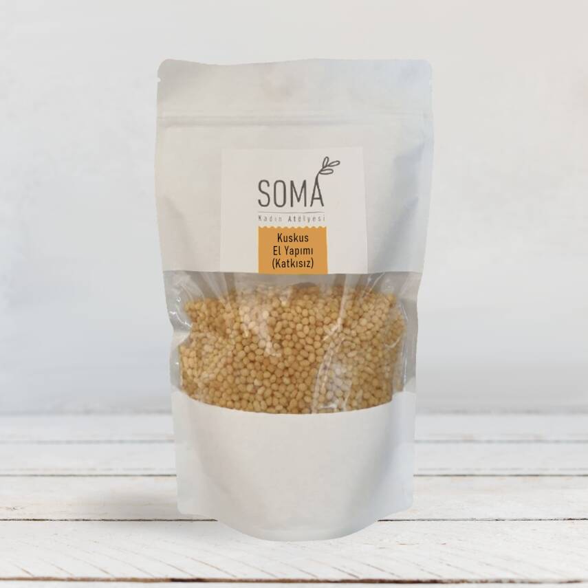 Makarna Kuskus Sütlü Katkısız El Yapımı Köy Yumurtalı 500 Gr - 2