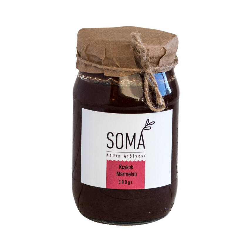 Marmelat Kızılcık Marmelatı Katkısız Ev Yapımı 380 Gr - 1