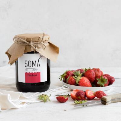 Reçel Çilek Reçeli Katkısız Ev Yapımı 380 Gr - 2