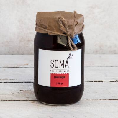 Reçel Çilek Reçeli Katkısız Ev Yapımı 380 Gr - 3