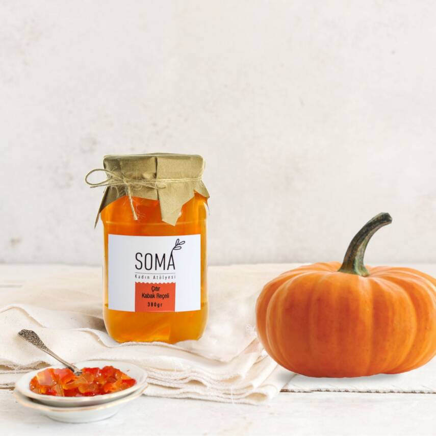 Reçel Çıtır Kabak Reçeli Katkısız Ev Yapımı 380 Gr - 3