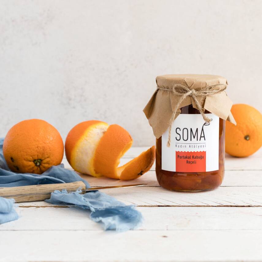 Reçel Portakal Kabuğu Reçeli Katkısız Ev Yapımı 380 Gr - 2