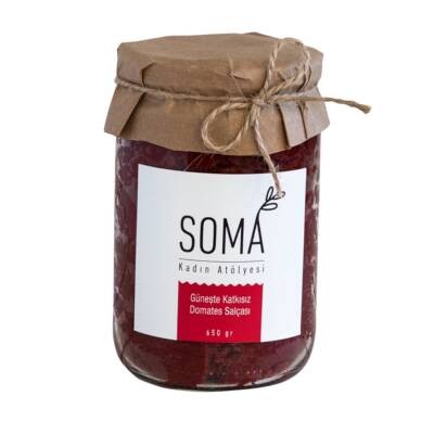 Salça Sos Domates Salçası Katkısız Ev Yapımı (Güneşte Kurutulmuş) 650 Gr - 1