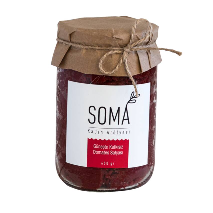 Salça Sos Domates Salçası Katkısız Ev Yapımı (Güneşte Kurutulmuş) 650 Gr - 1