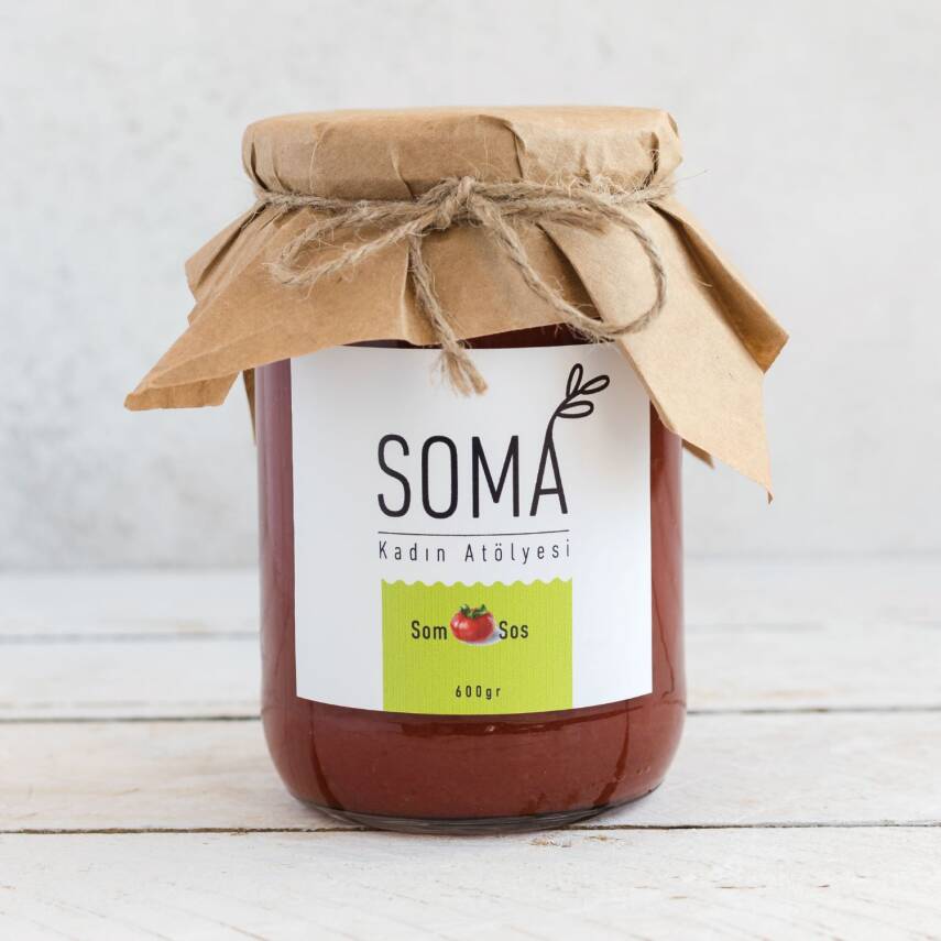 Salça Sos Kahvaltılık Somsos Katkısız Ev Yapımı (Ege Usulü Kaynatılmış) 600 Gr - 3