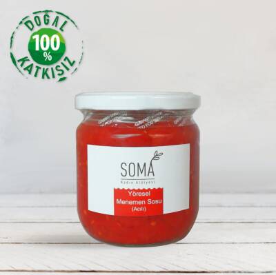 Salça Sos Yöresel Menemen Sosu Acılı Katkısız Ev Yapımı 380 Gr - 2