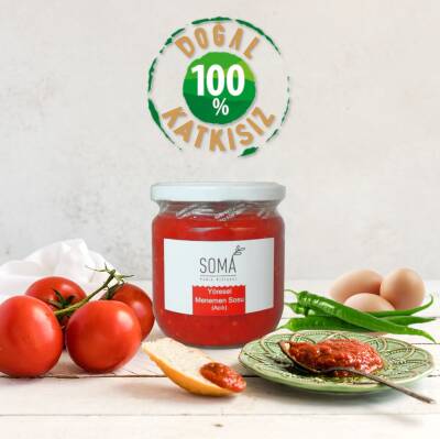 Salça Sos Yöresel Menemen Sosu Katkısız Ev Yapımı 380 Gr - 3
