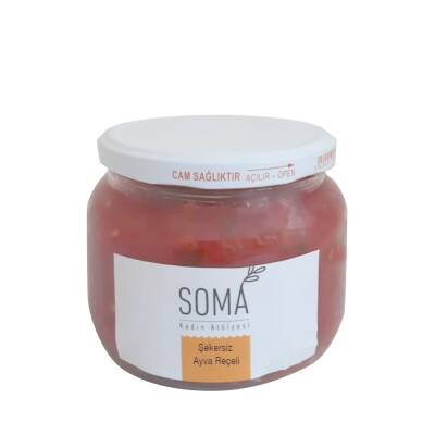  Şekersiz Ayva Reçeli Katkısız Ev Yapımı 300 Gr