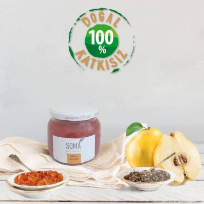  Şekersiz Ayva Reçeli Katkısız Ev Yapımı 300 Gr - 3