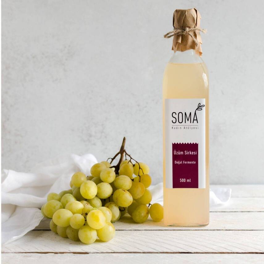 Sirke Üzüm Sirkesi Katkısız Doğal Fermente 500 Ml - 2
