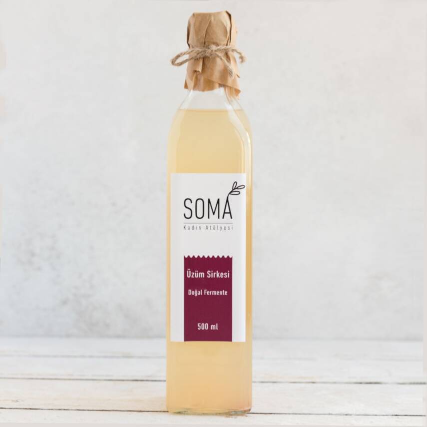 Sirke Üzüm Sirkesi Katkısız Doğal Fermente 500 Ml - 3