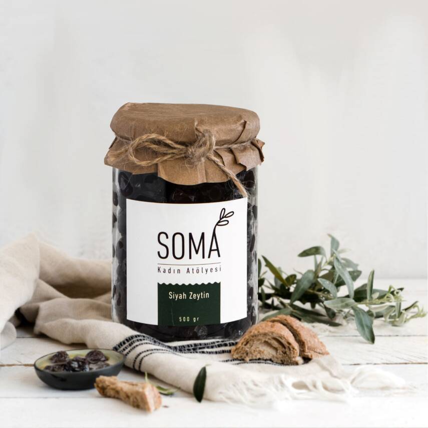 Zeytin Siyah Zeytin Boyasız Katkısız 500 Gr - 2