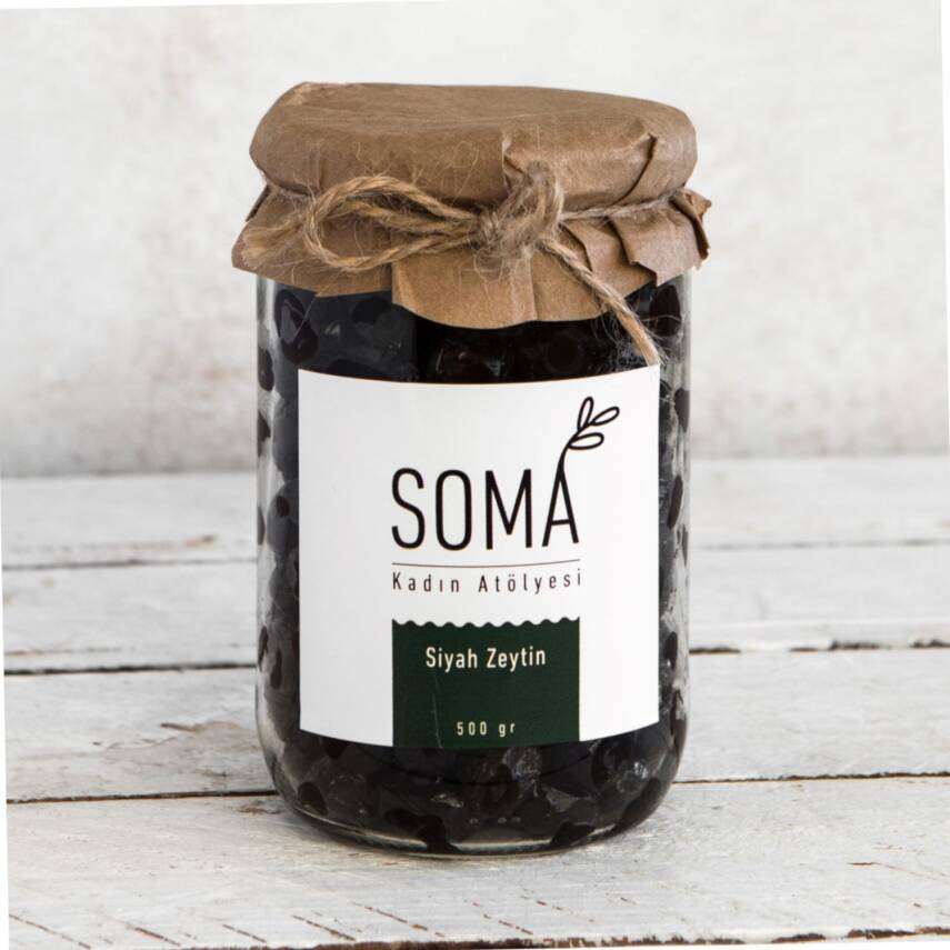 Zeytin Siyah Zeytin Boyasız Katkısız 500 Gr - 3